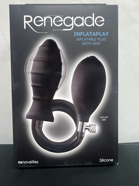 NS Novelties InflataPlay Silicone Inflatable Butt Plug