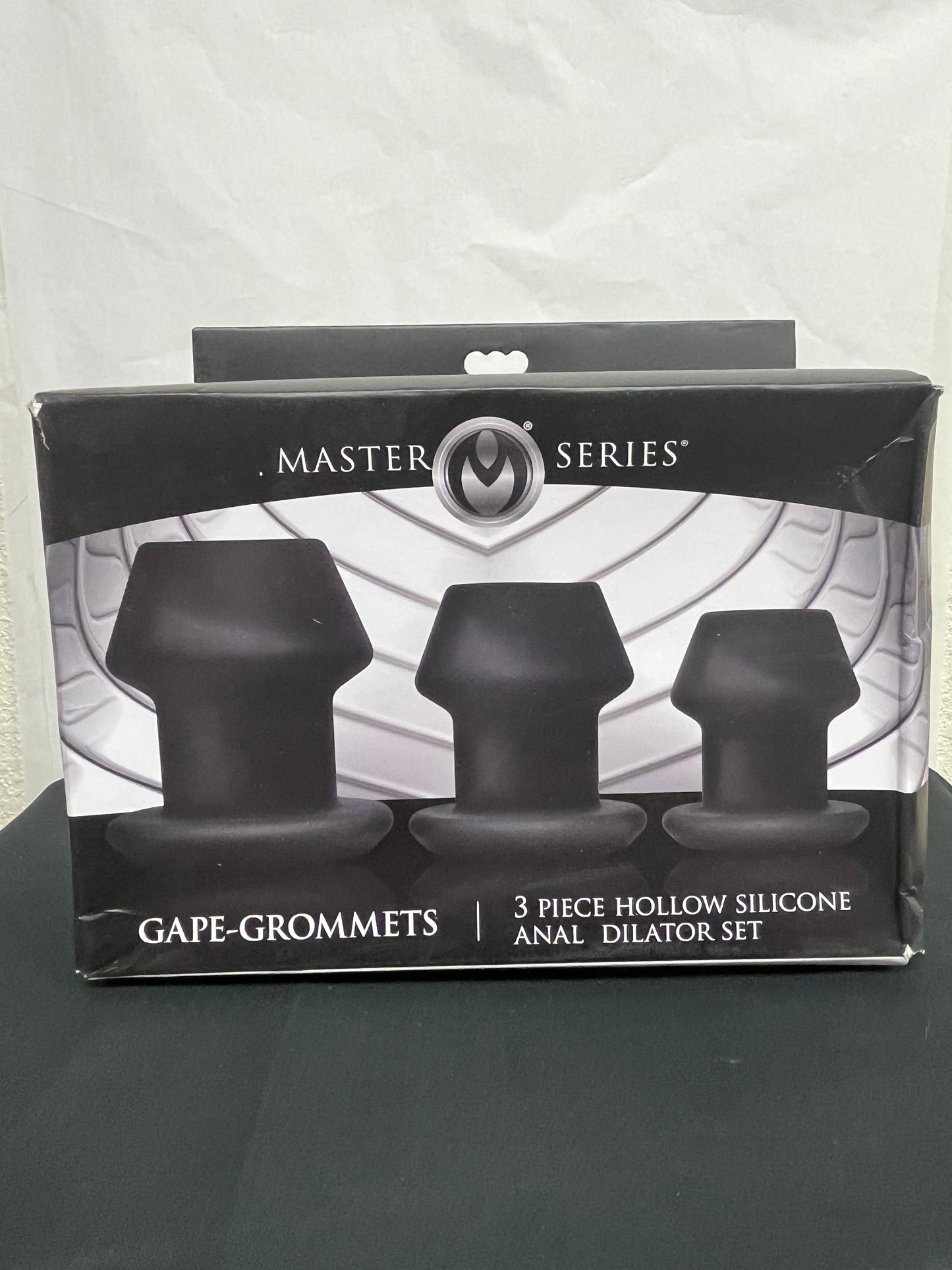 XR Brands Master Series Gape-Grommets Hollow Anal Dilator Set