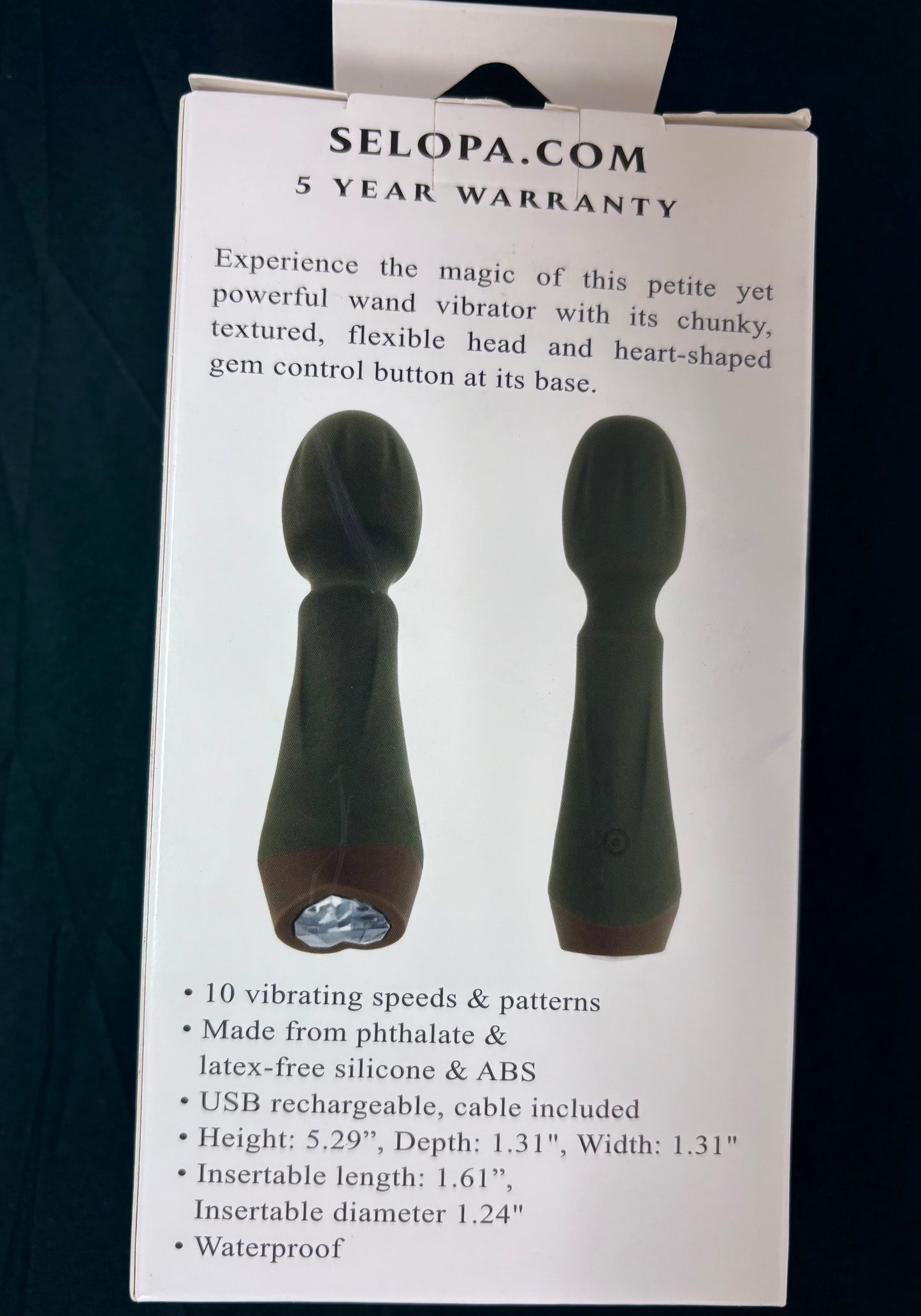 Selopa Heartfelt Rechargeable Wand