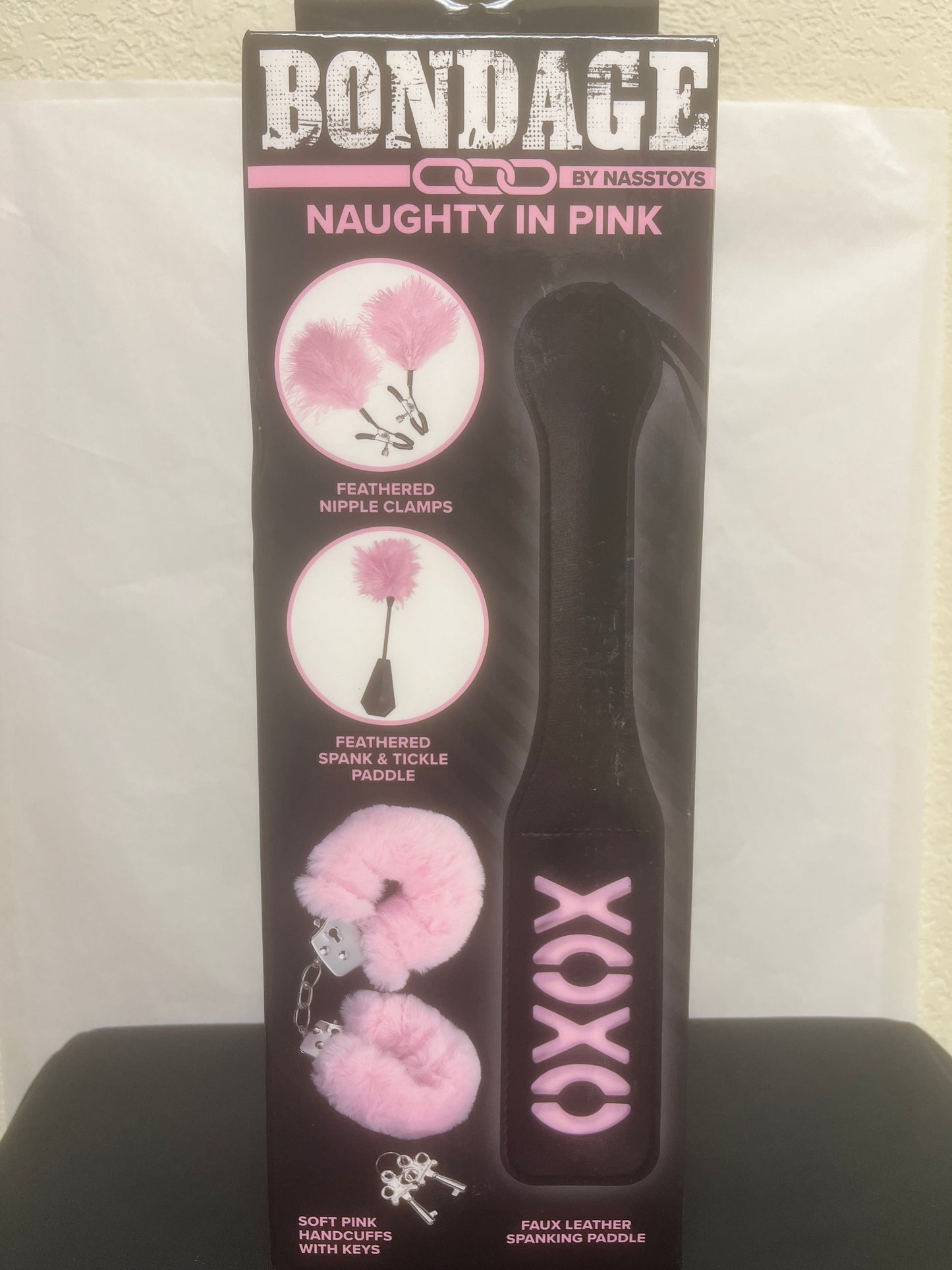 NassToys Bondage Naughty in Pink Kit
