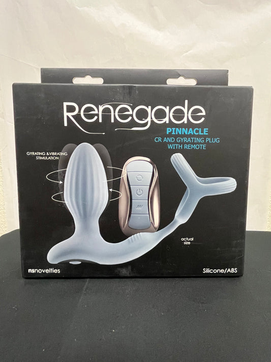 Renegade Pinnacle Cock Ring and Gyrating Butt Plug