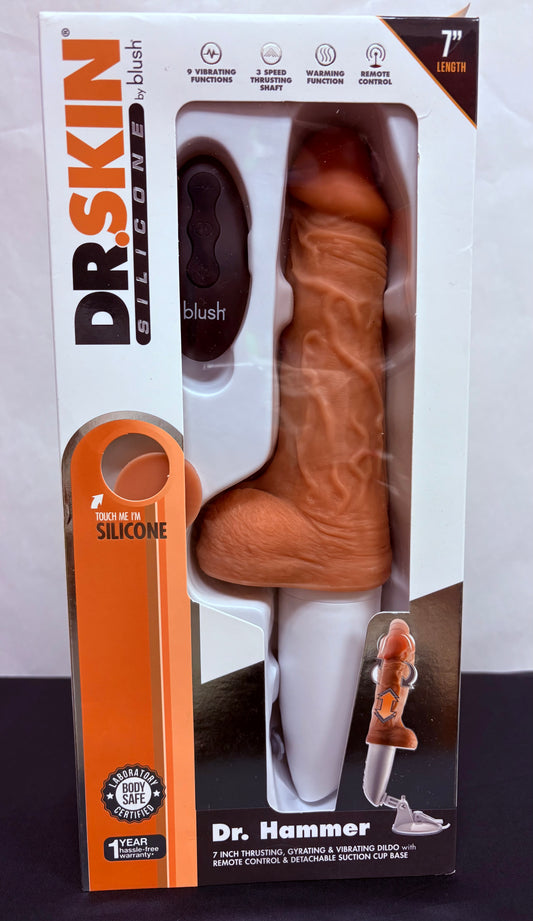 Dr. Skin 7" Dr. Hammer Thrusting Dildo