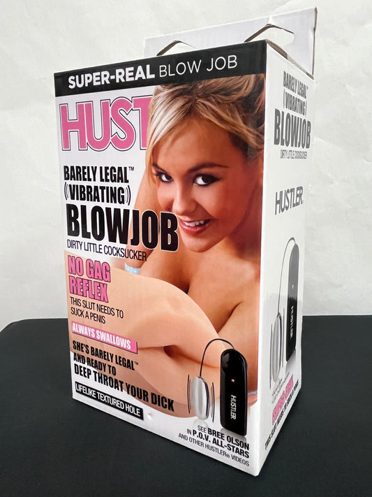 Hustler Toys Barely Legal Vibrating Blow Job Stroker