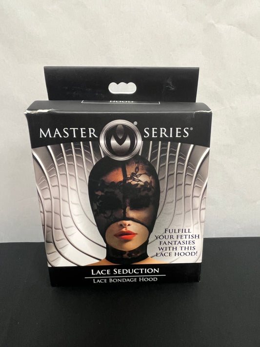 Master Series Lace Seduction Bondage Hood