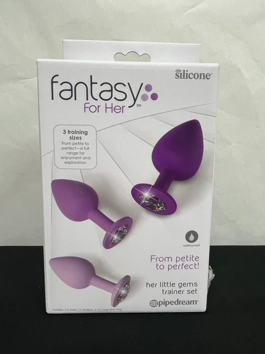 Pipedream Fantasy For Her Little Gems Anal Trainer Set