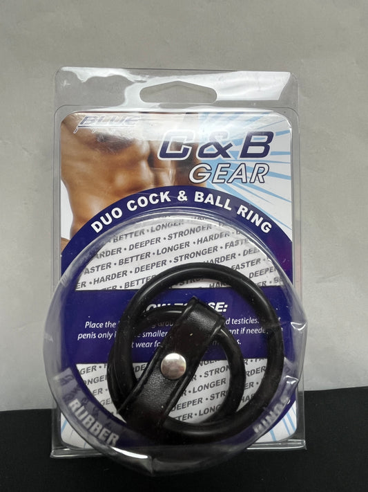 Blueline Men Blue Line Duo Cock & Ball Ring