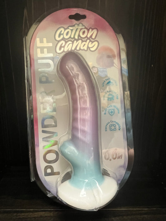 Cotton Candy Powder Puff 6.6 Inch Dildo