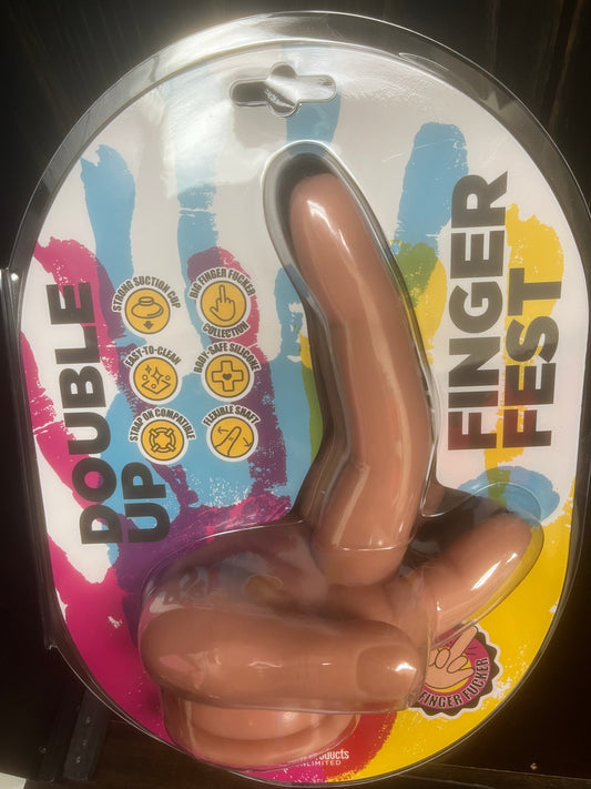 Finger Fest Double Up Dildo by Hot Products