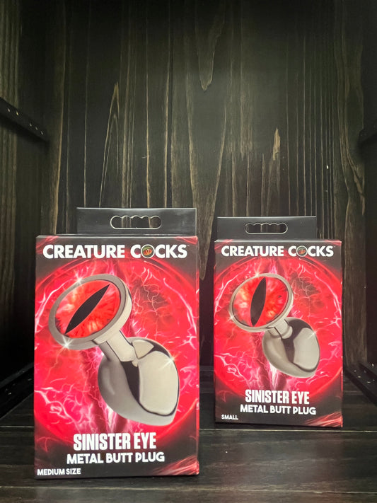Creature Cocks Sinister Eye Metal Butt Plug