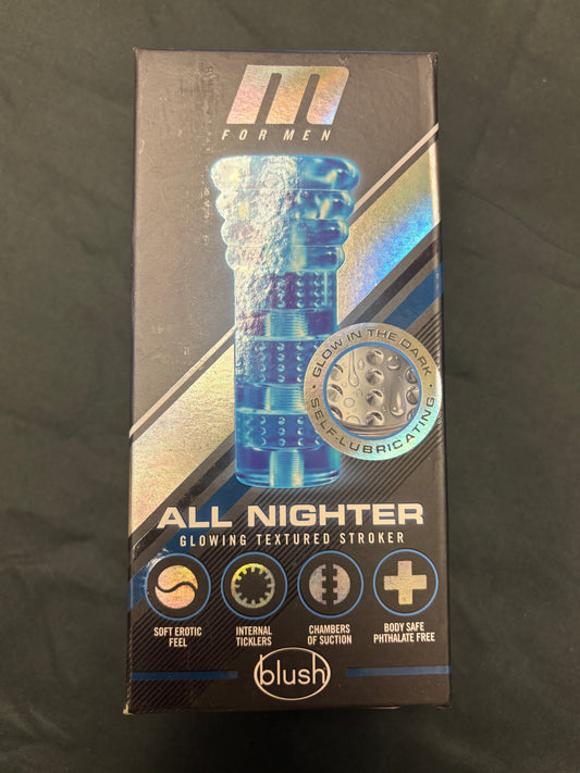 M For Men All Nighter Glowing Textured Stroker