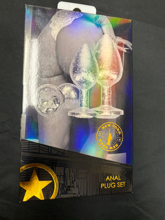Ouch! New York Collection Metal Anal Plug Set