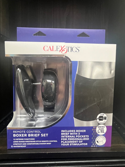 CalExotics Remote Control Boxer Brief & Vibe Set
