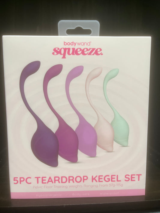 X- Gen BodyWand Squeeze 5PC Teardrop Kegel Set