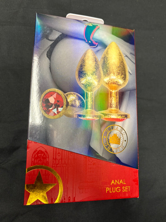 Ouch! Milan Collection Metal Anal Plug Set