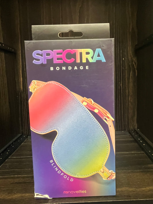 Spectra Bondage Blindfold in Rainbow