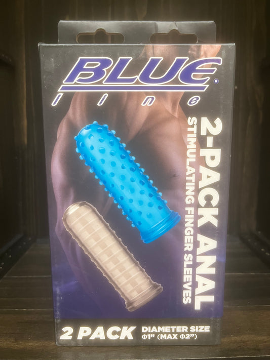 Blue Line 2-Pack Anal Finger Sleeves by Blueline Men