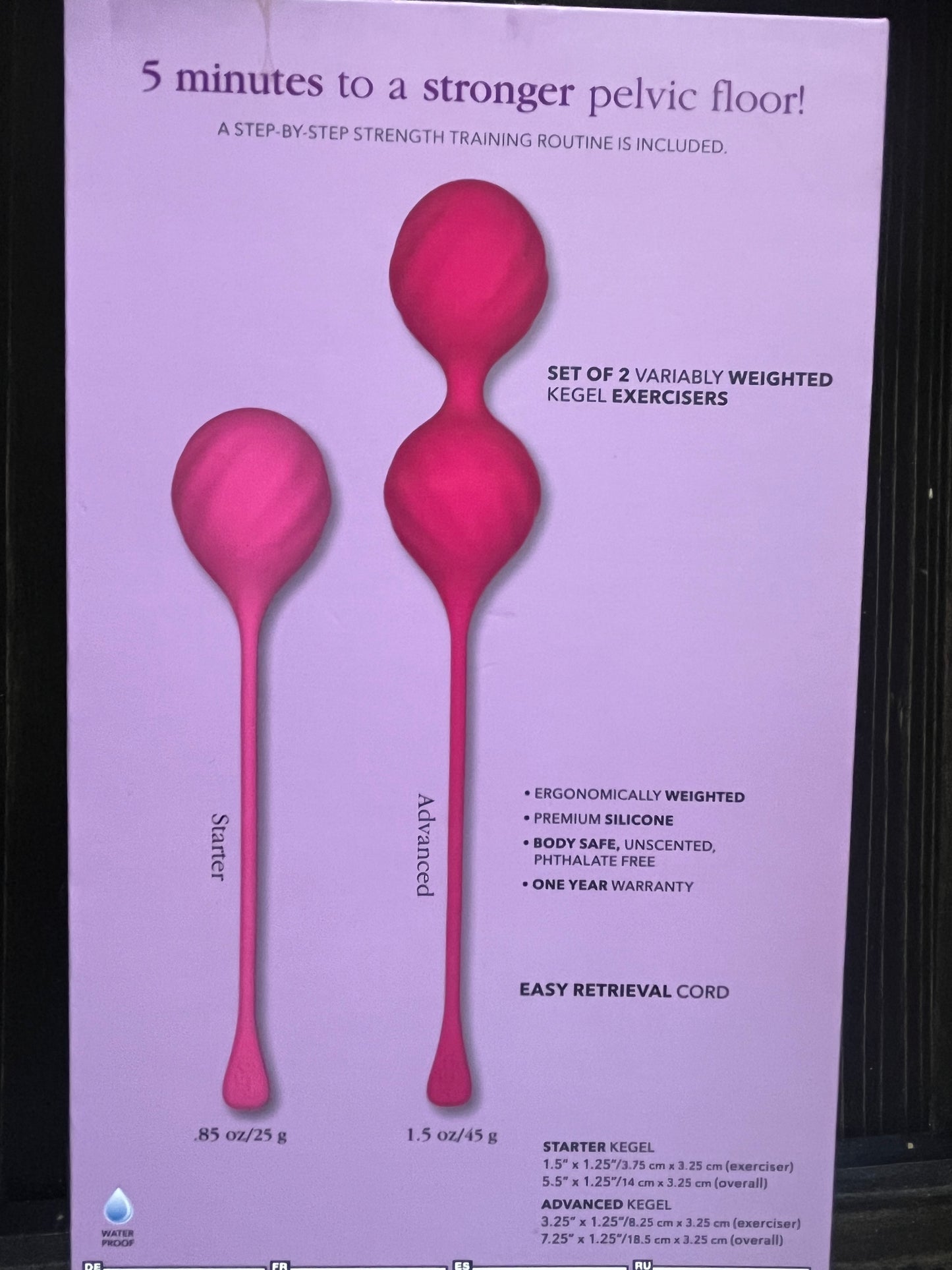 CalExotics Tighten & Tone Kegel Training 2 Piece Set