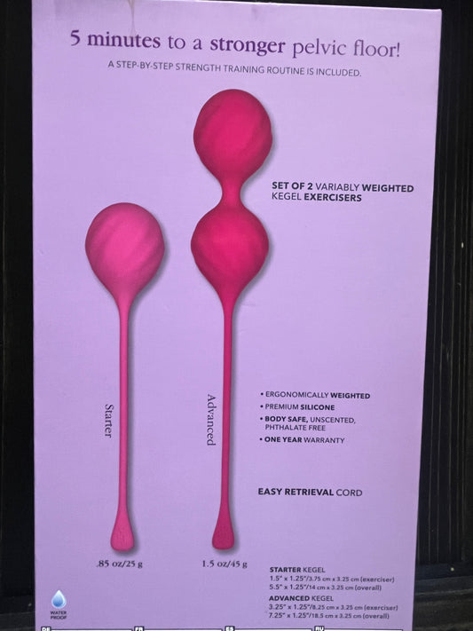 CalExotics Tighten & Tone Kegel Training 2 Piece Set