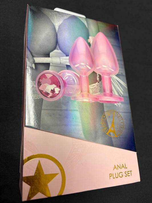 Ouch! Paris Collection Metal Anal Plug Set
