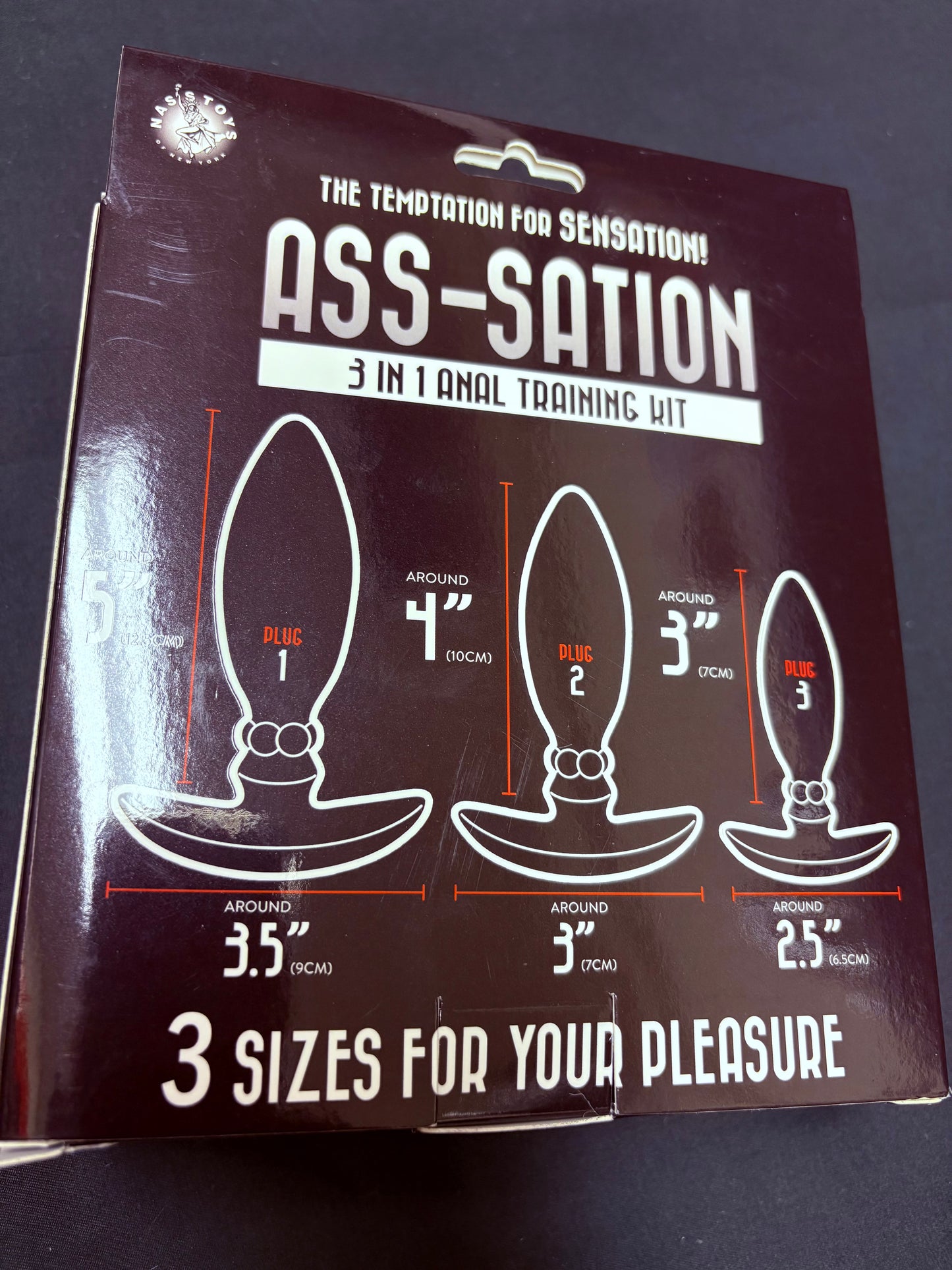NassToys Ass-Station 3-in-1 Anal Training Kit