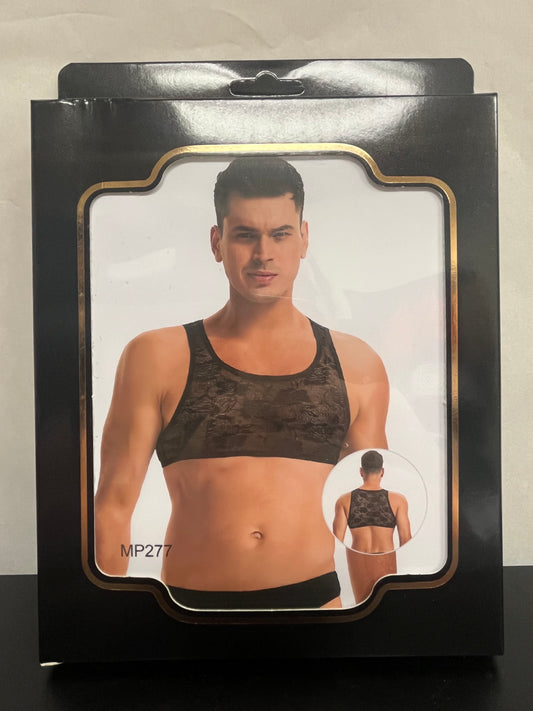 Flat Masculine Lacey Crop MP277