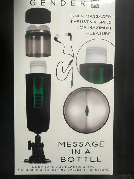 Gender X Message In A Bottle Auto Stroker