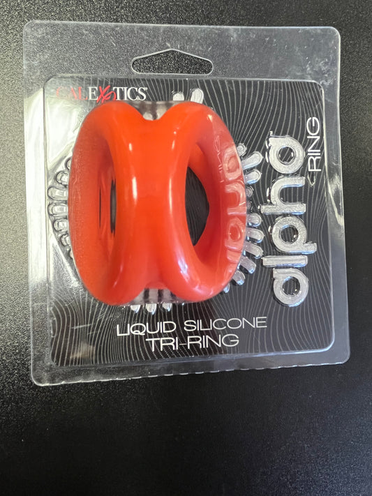 CalExotics Alpha Liquid Silicone Tri-Ring