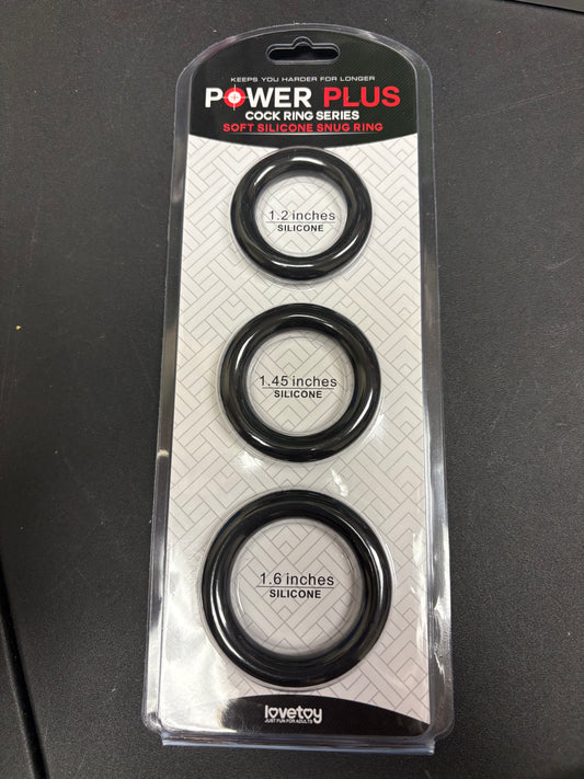 LoveToy Power Plus Cock Ring Set -Thick Band