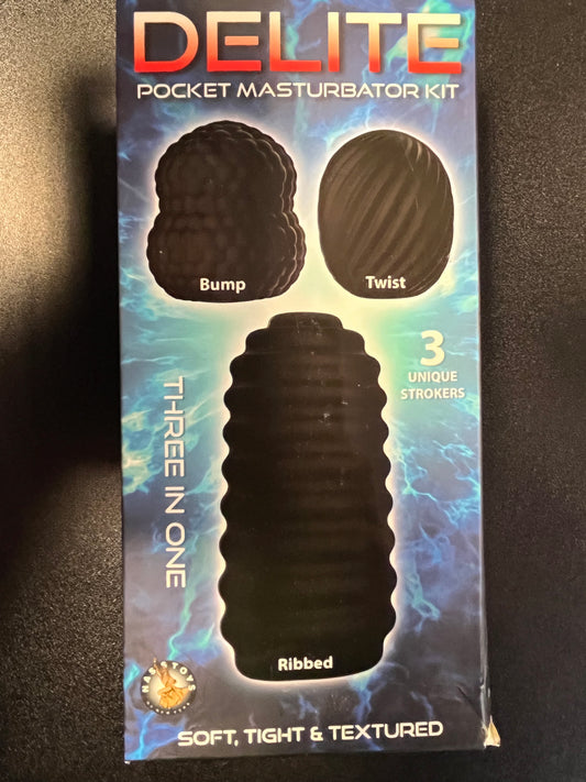 NassToys 3 Pack Delite Pocket Stroker Kit
