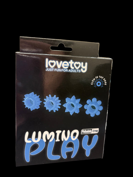 LoveToy Lumino Play Cock Ring -4 Piece Set