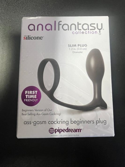 Pipedream Anal Fantasy Ass-Gasm Beginner Cock Ring Plug