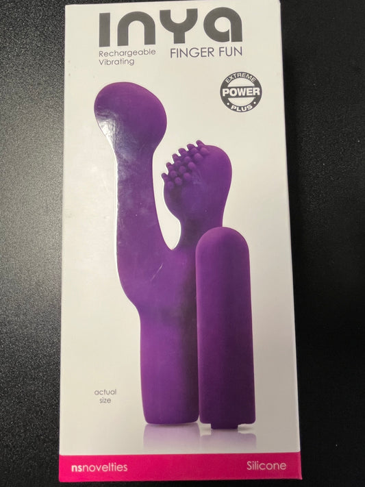 Inya Finger Fun Rechargeable Vibe in Purple
