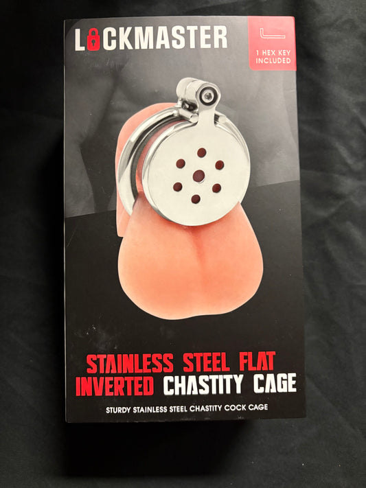 Lockmaster Flat Inverted Chastity Cage Micro