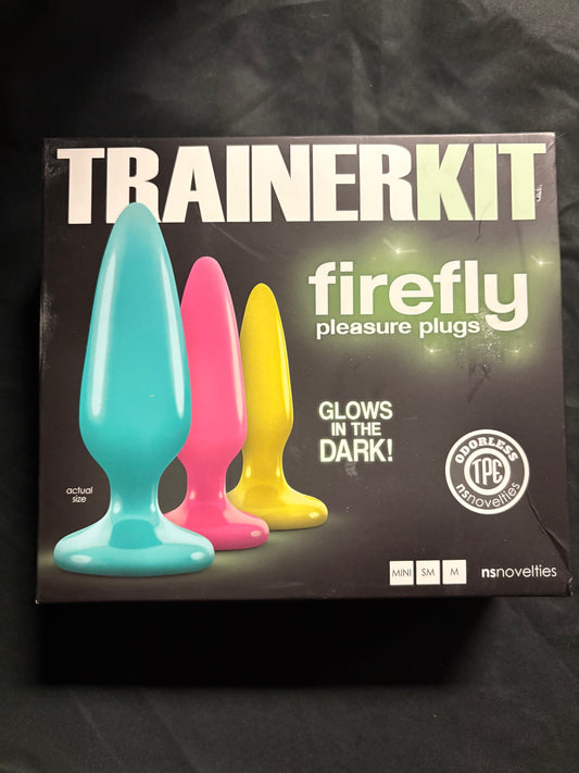 Firefly Pleasure Plugs Trainer Kit in Glow In the Dark