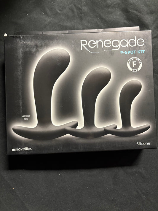 NS Novelties Renegade 3X Anal Trainer Kit in Black