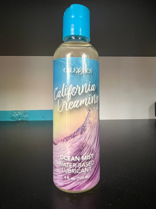 California Dreaming Ocean Mist Water Based Lube in 4oz/118m