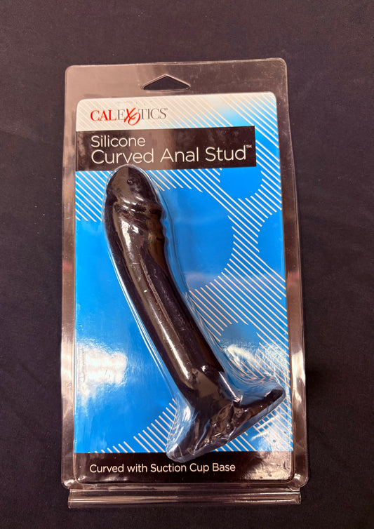 CalExotics Silicone Curved Anal Stud Probe