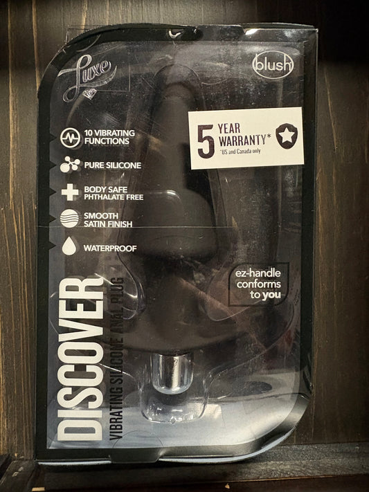 Luxe Discover Vibrating Silicone Plug