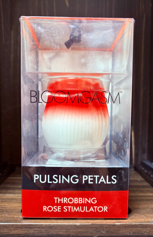 XR Brands Bloomgasm Pulsing Petals Rose Stimulator