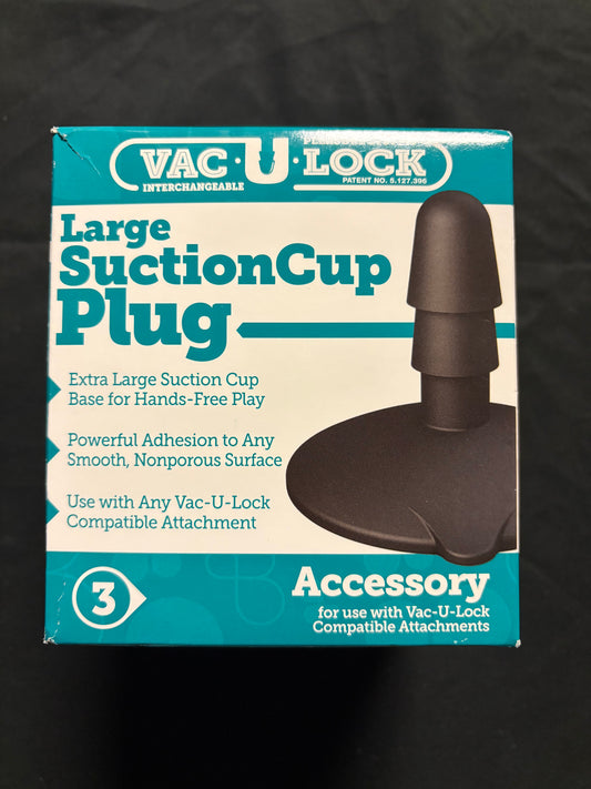 Vac-U-Lock Large Suction Cup Plug