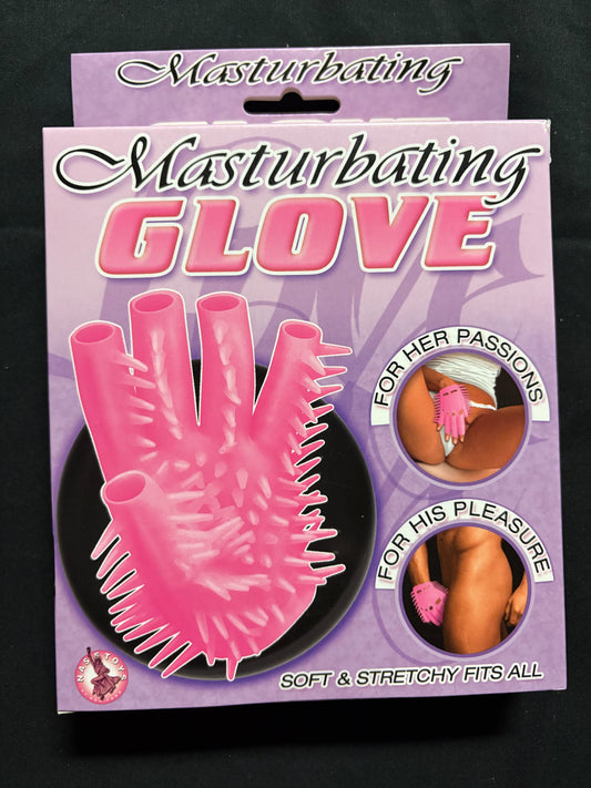 Pink Masturbating Glove