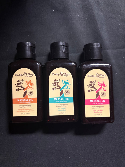 Earthly Body At Night Massage Oil 2oz