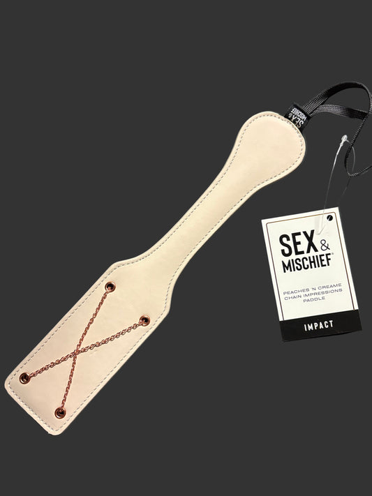 S&M Peaches 'n CreaMe Chain Impression Paddle