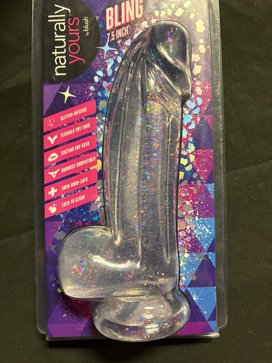 Naturally Yours Bling 7.5 Inch Dildo