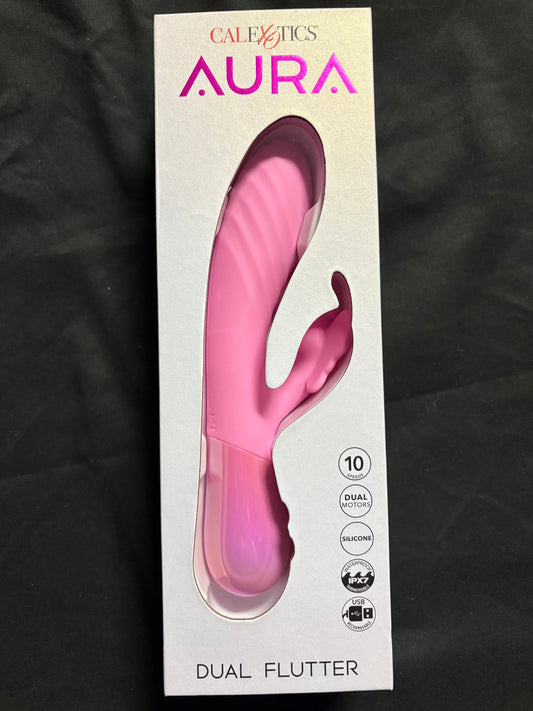 CalExotics Aura Dual Flutter Rabbit Vibe