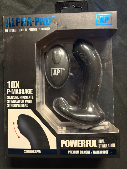 Alpha-Pro 10X Stroking Prostate Massager