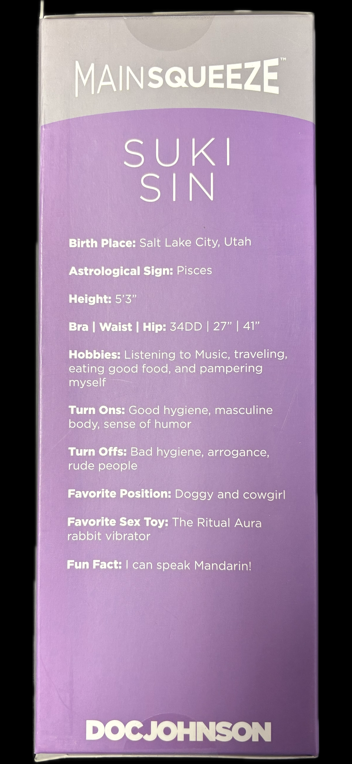 Main Squeeze Suki Sin Stroker