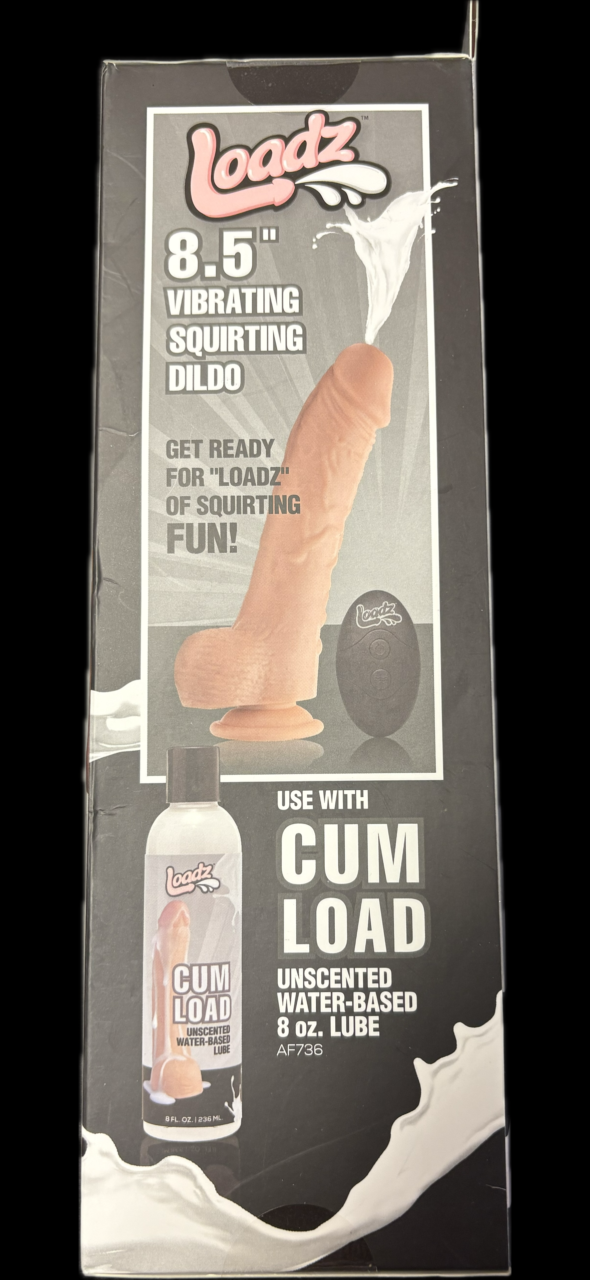 Loadz 8.5 Inch Vibrating Squirting Dildo
