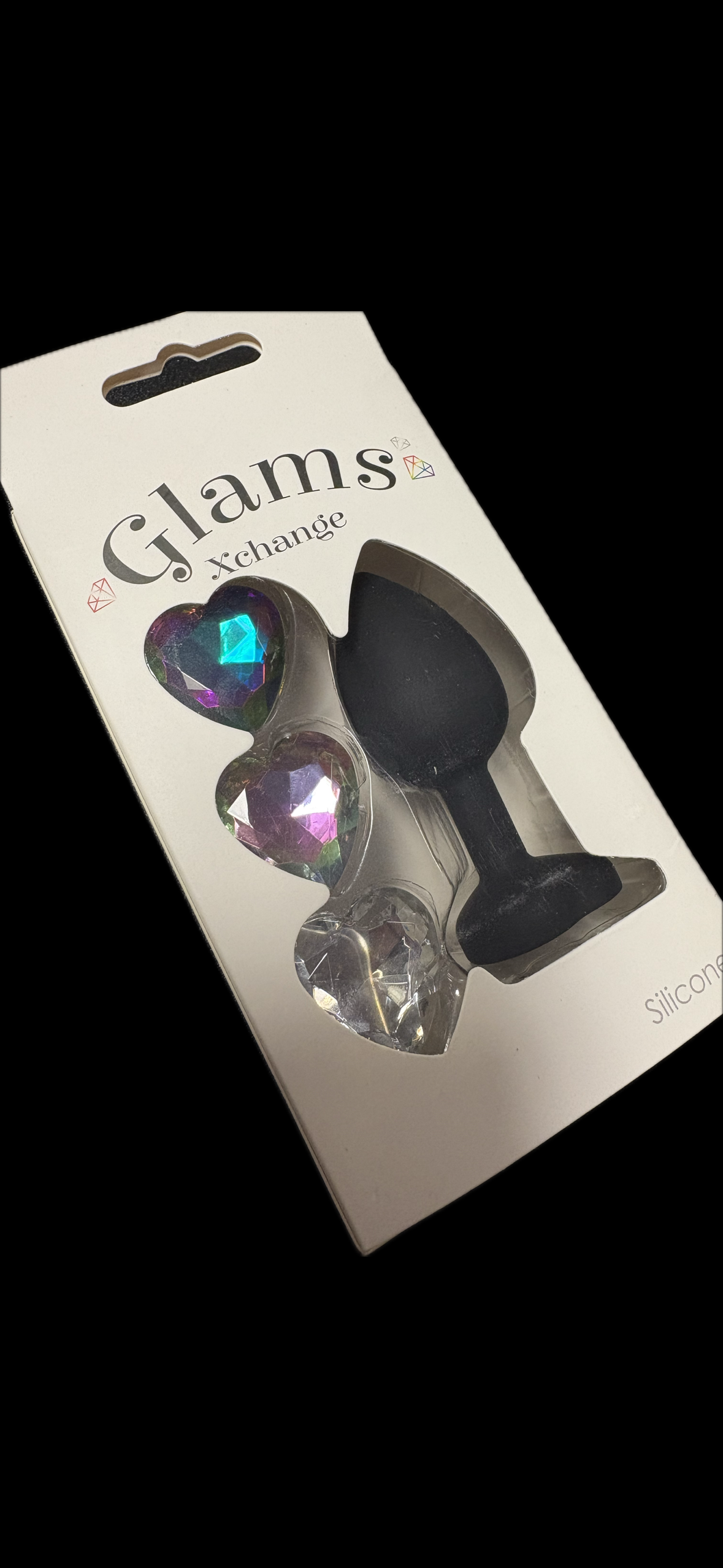 Glams Xchange Heart Gem Butt Plug in Small