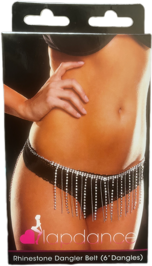 Lapdance Dangler Rhinestone Belt